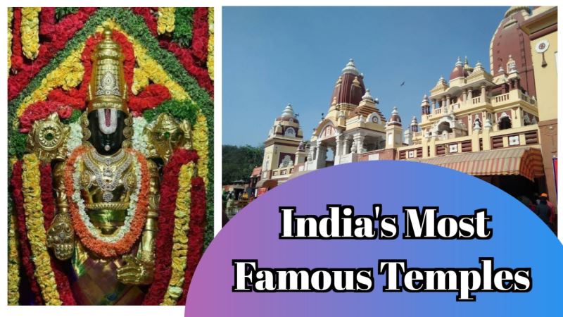 भारत के 5 सबसे प्रसिद्ध मंदिर | Top 5 India's Most Famous Temples